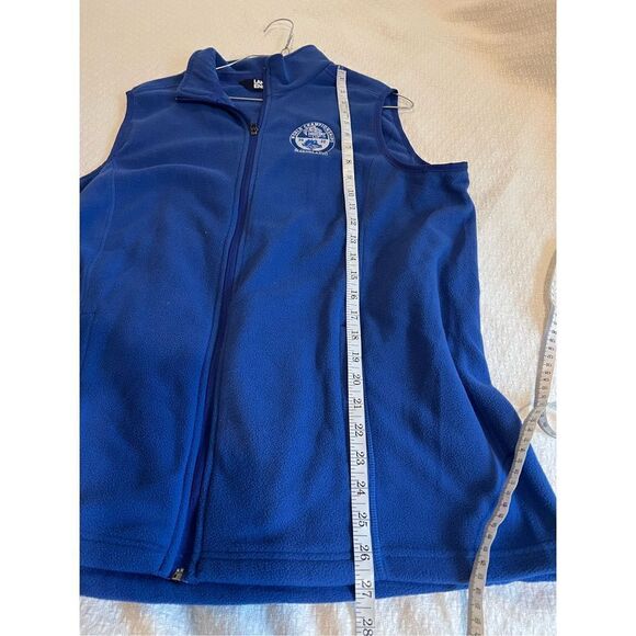 Lands End Blue Zipper Vest World Championship Breeders Cup Keeneland - Picture 10 of 11